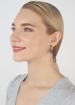 Black - Petit Glamour - Konplott earrings